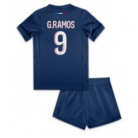 Paris Saint-Germain Goncalo Ramos #9 Domáci Detský futbalový dres 2024-25 Krátky Rukáv (+ trenírky)